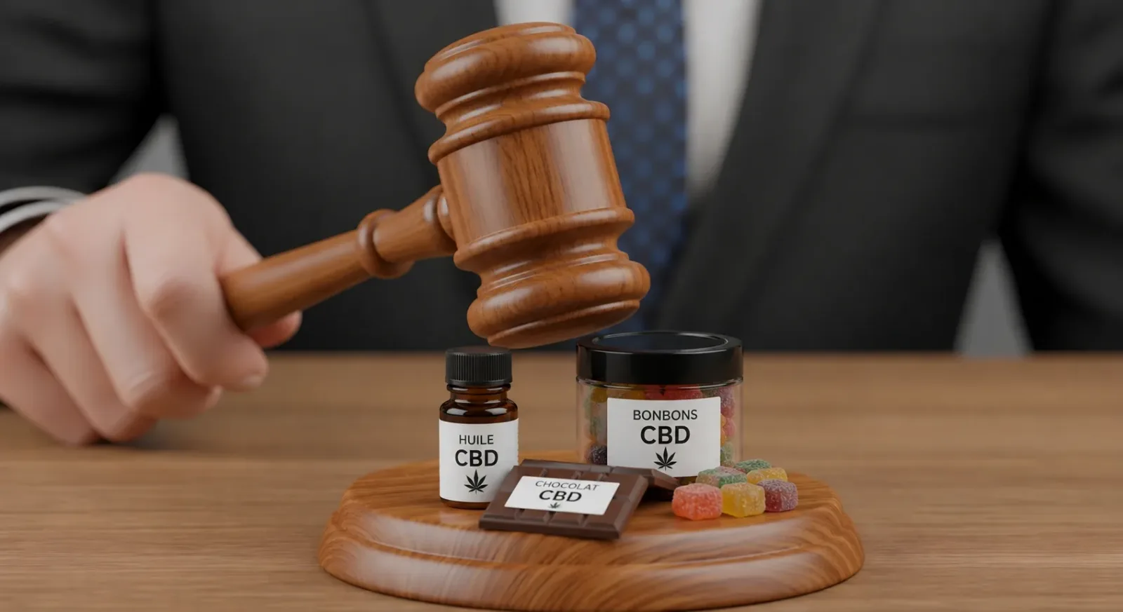 Huile de CBD interdite a la vente en France