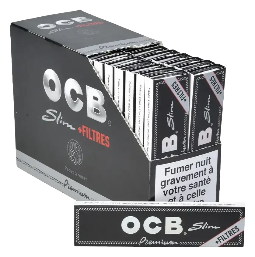Feuilles à rouler OCB Premium Slim avec filtres carton inclus vue 4