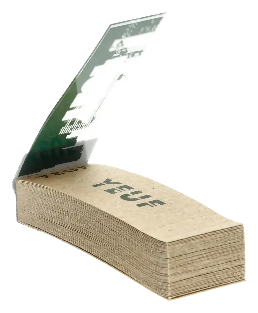 Filtres carton Yeuf slim perforés au design urbain vue 3