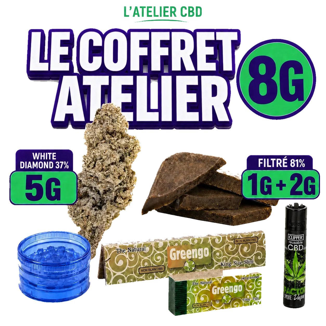 Offre Coffret Atelier (8g)
